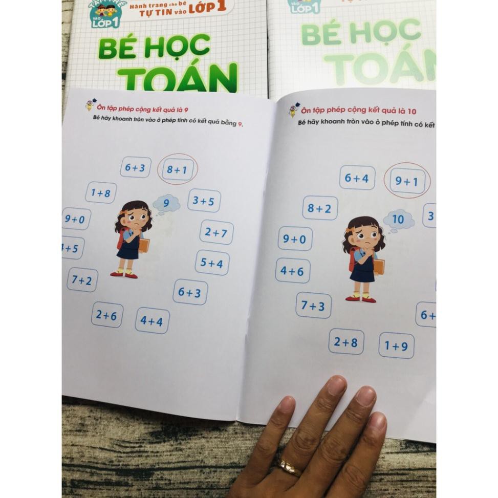 Ảnh Sách - (Sỉ/Lẻ) Bé Học Toán - Hành Trang Cho Bé Tự Tin Vào Lớp 1 4