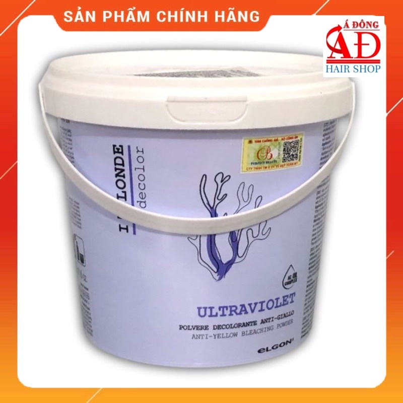 BỘT TẨY TÓC CAO CẤP ELGON IBLONE TÍM - XANH - SUPER9  ITALY