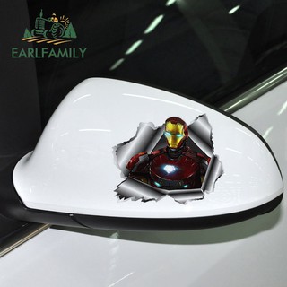 Siêu Anh Hùng Người Sắt Miếng Dán Cửa Sổ Ô Tô Ốp Lưng Trang Trí Avengers Decal Marvel Miếng Dán Torn Xe Miếng Dán