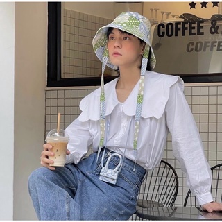 Mũ Bucket Vành Rộng Họa Tiết - Mũ Tinh Nghịch