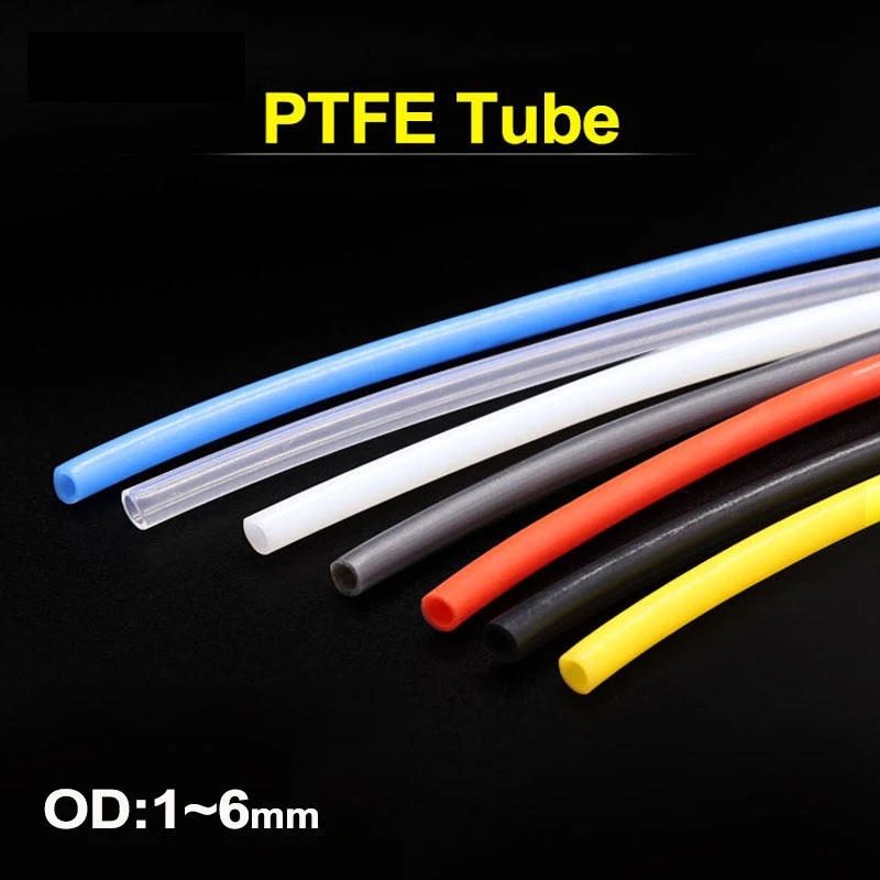 Ống PTFE 1 Mét ID 1 2 5.5 3 4 Mm Ống Cách Nhiệt Nhiều Màu