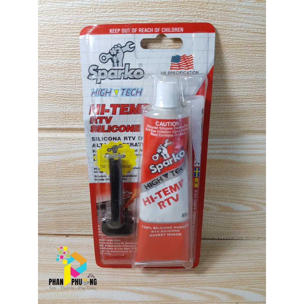 Keo Thế Ron / keo Ron Sparko Nhập Khẩu Đỏ, Xám 32g, 85g Trung Tính, Không Mùi