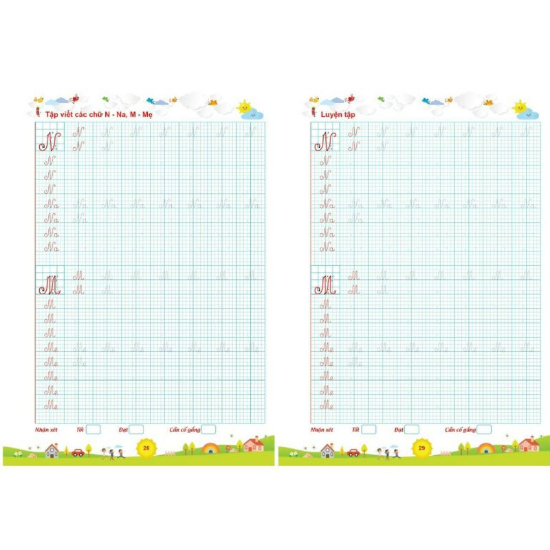 Ảnh Sách - Vở viết chữ thường, chữ hoa, cỡ nhỏ, theo nhóm 3