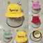 Nón bucket,mũ vành chắn gió cản bụi thêu logo cún cho bé trai và bé gái kèm màn che bảo hộ nhiều màu sắc