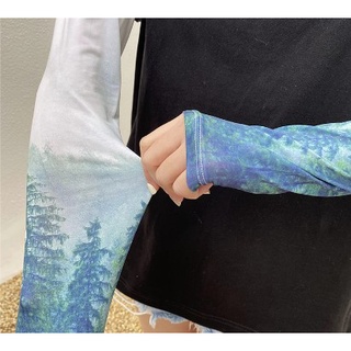 Combo Găng tay dài và vải che mặt cotton mát cao cấp dành cho nam nữ chống tia UV lái xe, đi phượt