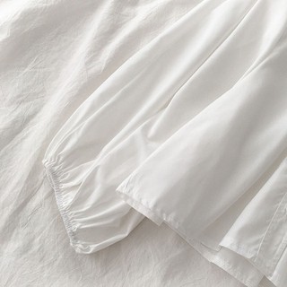 Áo Sơ Mi Tay Phồng Phong Cách Hàn Quốc baju baju wanita Lenan panjang