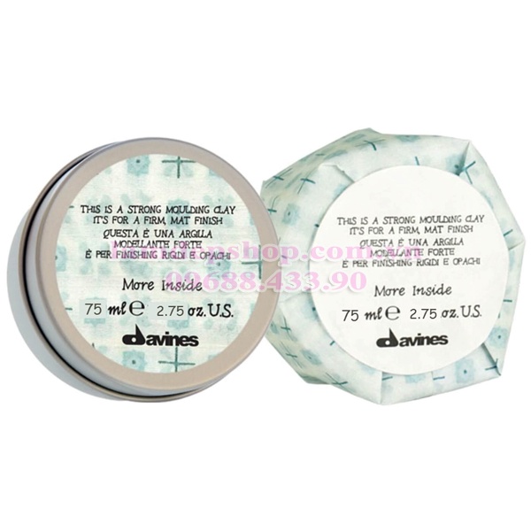 Kem sáp vuốt tóc - Davines - Tạo kiểu, giữ nếp, tạo độ bóng cho tóc (75ml)
