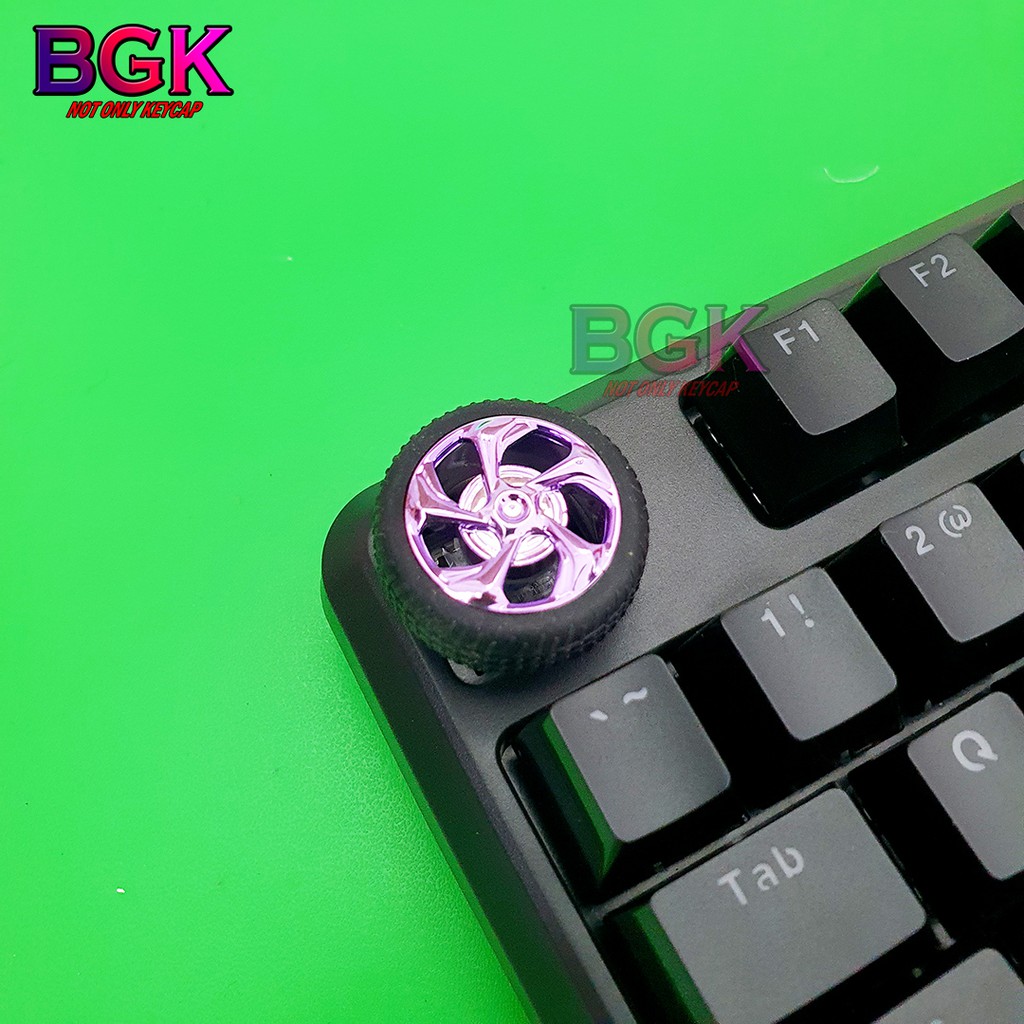 Keycap lẻ hình Bánh Xe Spinner cực đẹp có thể quay được và xuyên led ...
