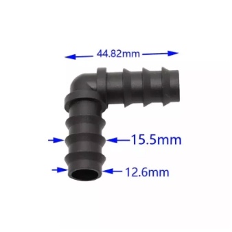 10 Co nối ống LDPE/PE 16mm- Hệ thống tưới phun mưa