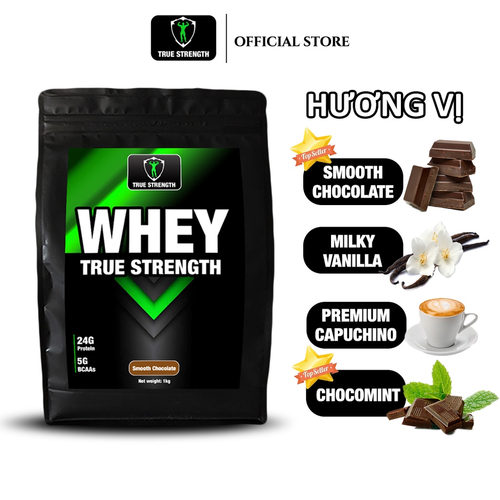 True Strength - Review Whey True Strength - Tăng Cơ Giảm Mỡ