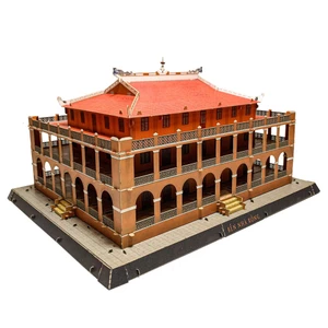 Mô hình giấy 3D Bến Nhà Rồng tự lắp ghép - Bộ Lắp Ráp DIY Handmade Quà Lưu Niệm TAYTA