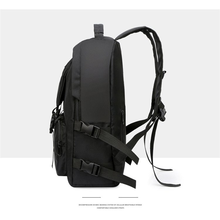 Ảnh Bộ Balo Ulzzang Thời Trang Và Túi Đeo Chéo Cá Tính Praza BL185DC108 (Đen) 2