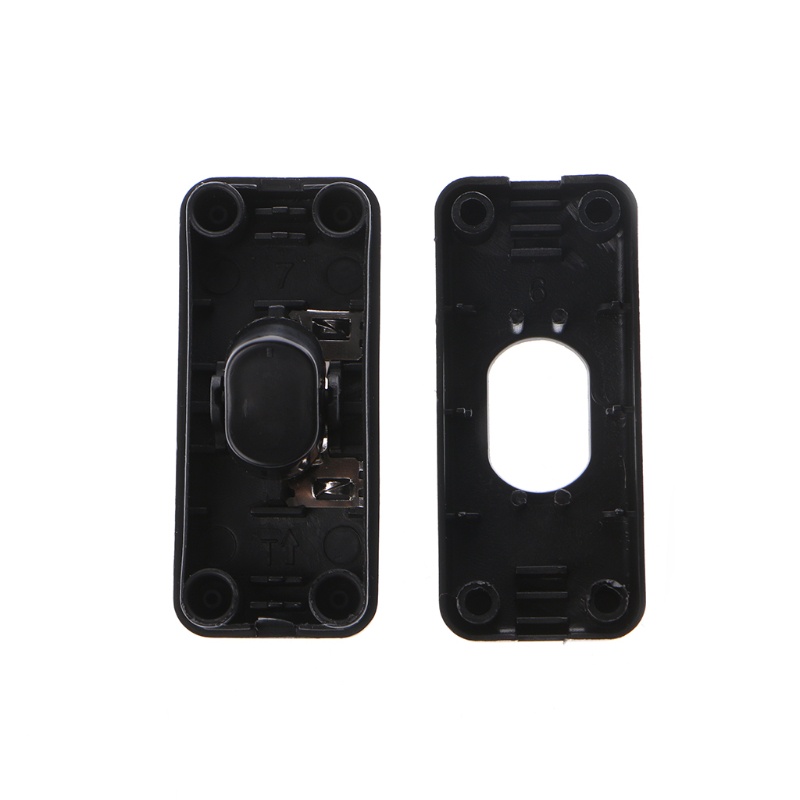 Ppy 250V 2A Nội Tuyến BẬT TẮT Bàn Đèn Dây Cáp Chuyển Đổi Rocker Switch Đen