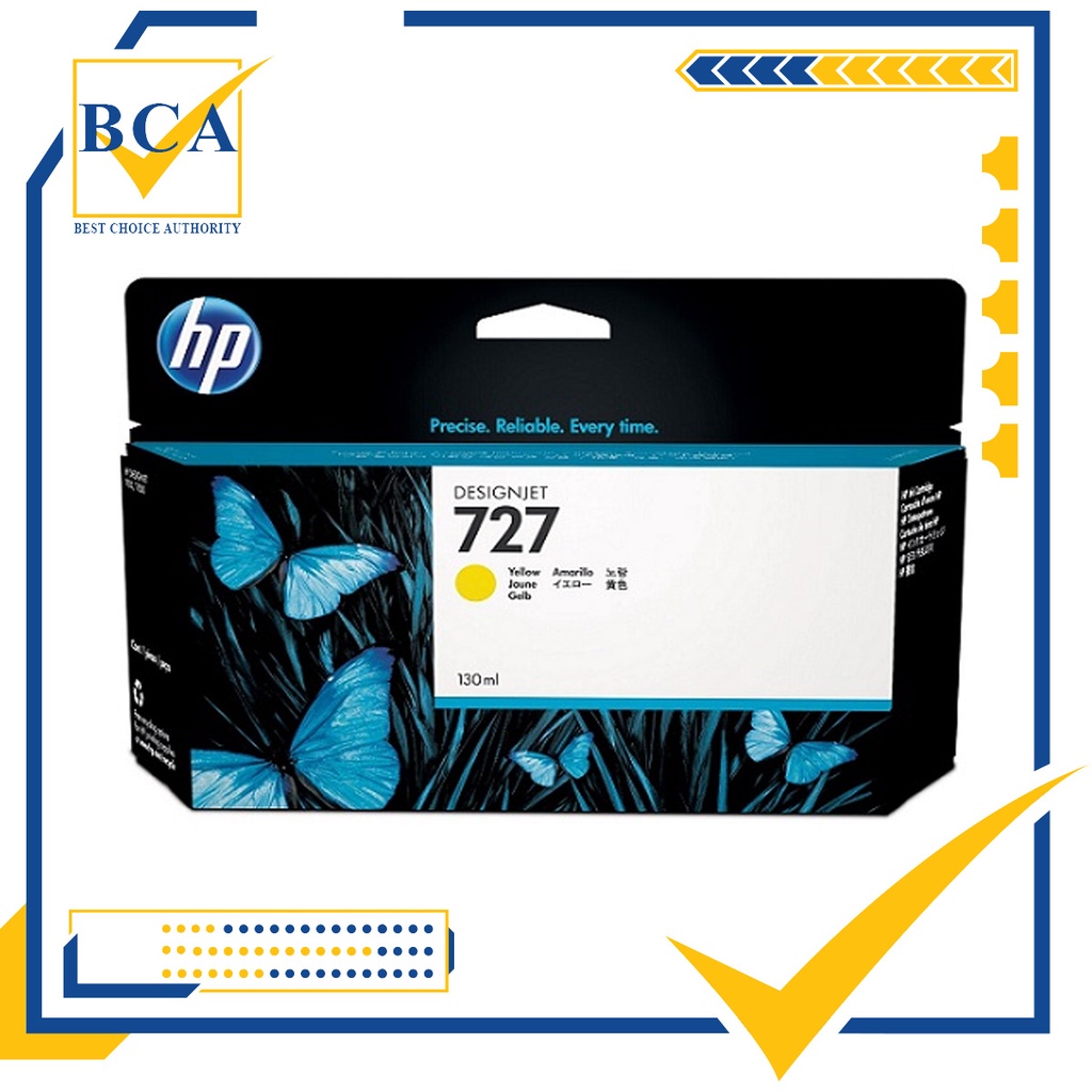 Mực In Phun HP 727 màu vàng Yellow Ink Cartridge (B3P21A) 130ml dùng ...