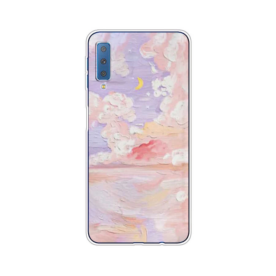Ốp Điện Thoại TPU Dẻo In Họa Tiết Độc Đáo Thời Trang Cho Samsung Galaxy a7 2015 a7 2016 a7 2017 a7 2018