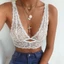 Áo Bralette Push Up Plus Size Ren Hoa xuyên thấu