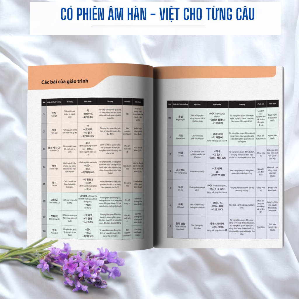 Sách Combo Tiếng Hàn Tổng Hợp Dành Cho Người Việt Nam Trình Độ Sơ Cấp Giáo Trình kèm Sách Bài Tập