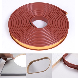 Mới Tự Dính Hình Chữ U Edge Dải Băng Nội Thất Gỗ Tủ Quần Áo Ban Bảo Vệ Vỏ Cao Su Silicon Dải 1M ECHG