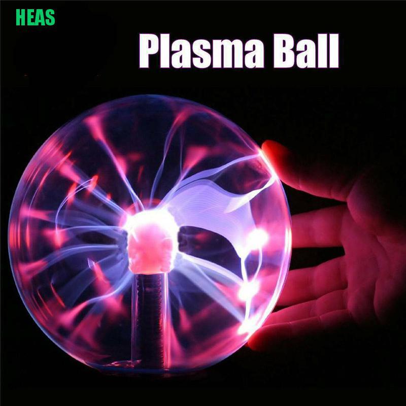 HEAS Glass Plasma Light Đèn bàn lớn Hình cầu Đèn ngủ Touch US