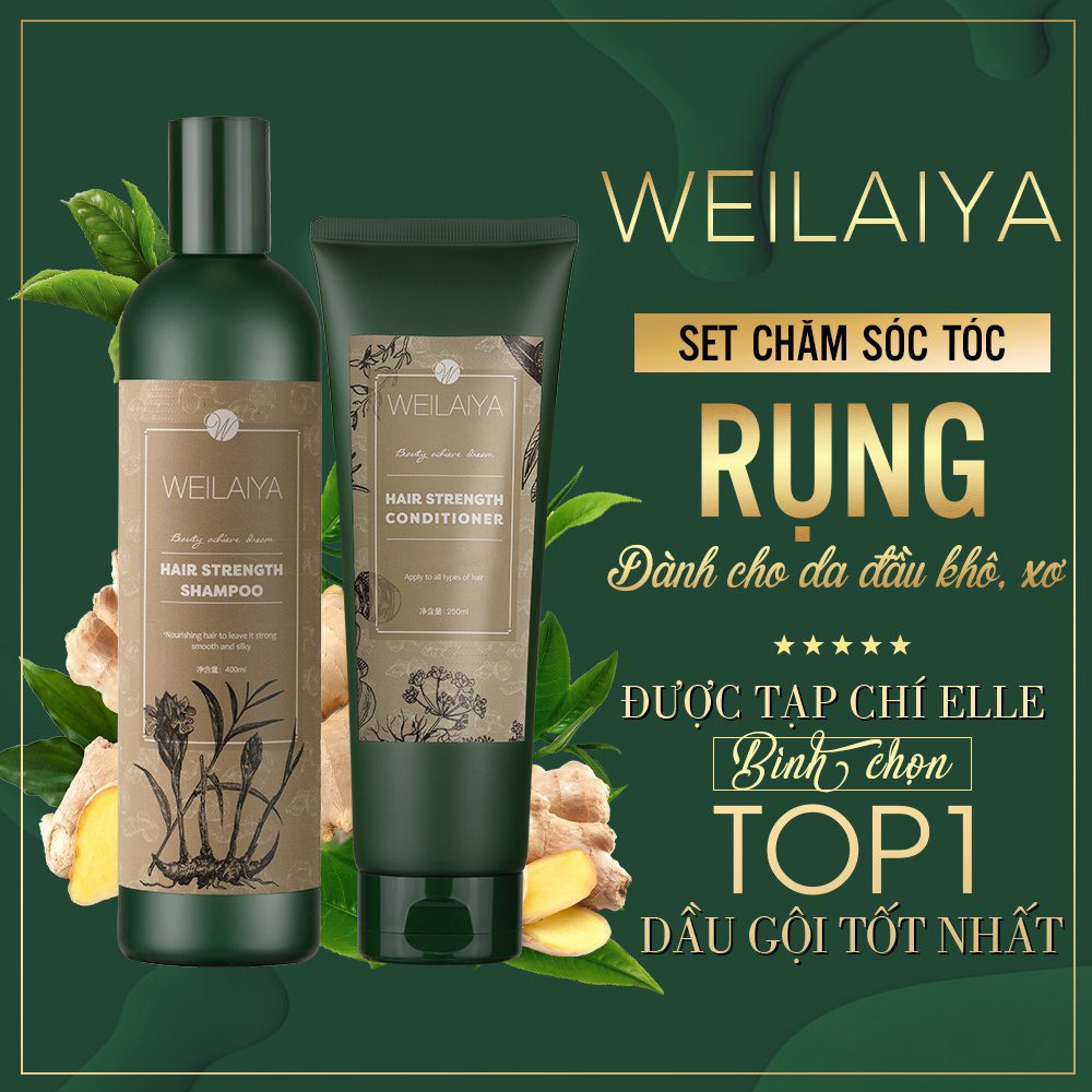 Ảnh Combo Dầu Gội Weilaiya 20ml và 2 Lọ Serum Mọc Tóc 5ml Ngăn Rụng Tóc Kích Thích Mọc Tóc 2