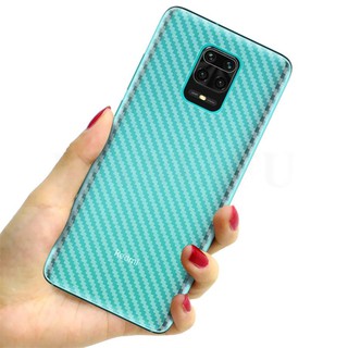 5 cái A3 Xiaomi POCO C65 C55 Redmi 14c 13 A3 13C A1 A2 12 12c Plus 10x 10 9t 9c 9a 9i 9 8a 8 7a 7 4G 5G Mô hình sợi carbon Mờ lưng Phim dán phía sau Phim bảo vệ mềm