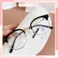 Kính cận thời trang mắt tròn cao cấp phong cách Hàn Quốc giả cận chống tia UV đẹp sang trọng ABICA 048