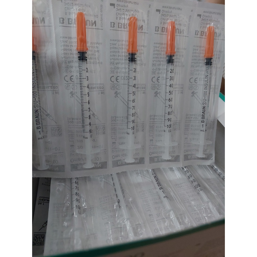 Combo 10 chiếc Kim tiêm tiểu đường omnican U100 BBraun - SX ĐỨC