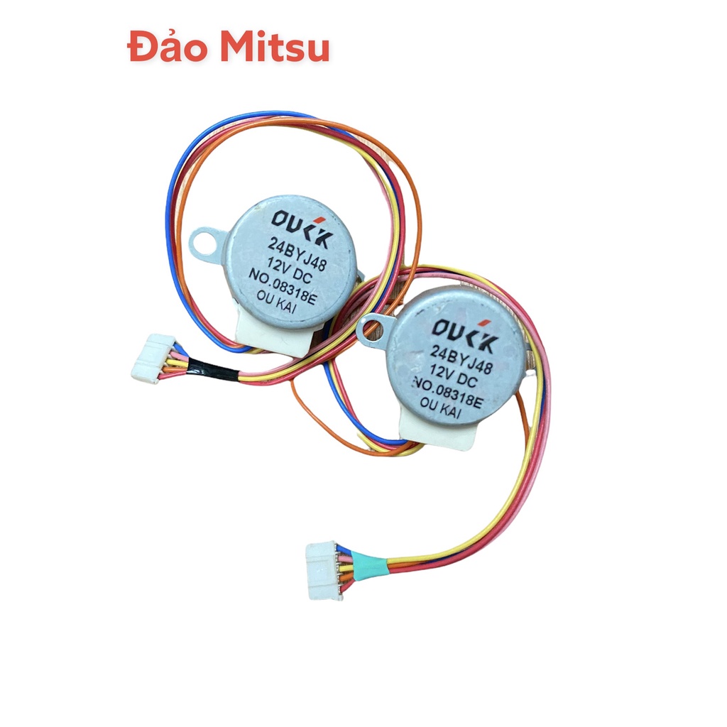 (VTĐL)Motor đảo gió điều hòa máy lạnh Mitsubishi