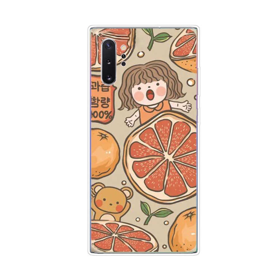 Ốp Điện Thoại TPU Dẻo In Họa Tiết Độc Đáo Thời Trang Cho Samsung Galaxy note 9 10 plus