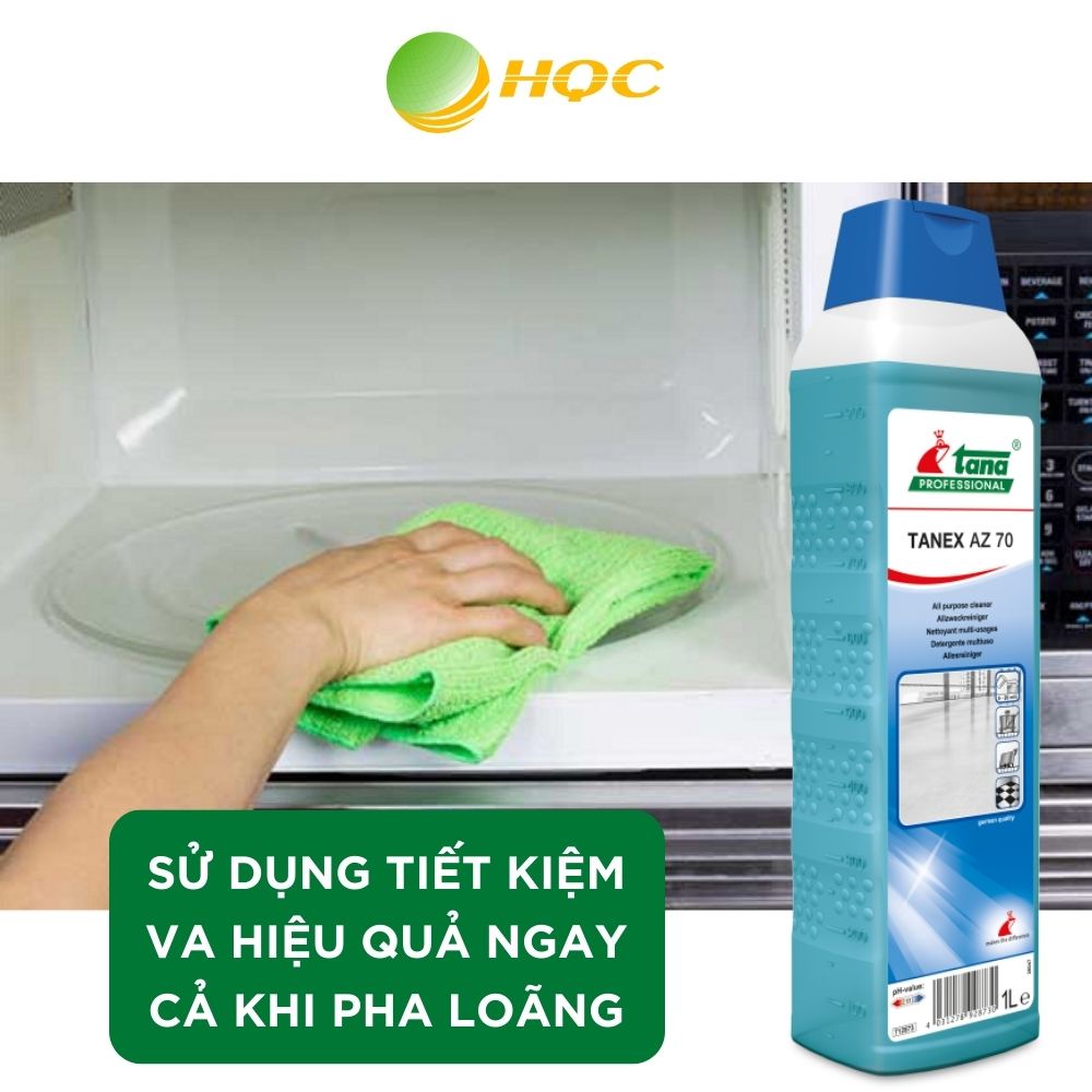 Nước Lau Bếp GreenCare Professional - TANEX AZ 70 Nhập Khẩu Đức Tẩy Dầu Mỡ Lò Vi Sóng, Bếp Từ 1L