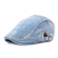 Mũ Beret Denim Vành Rộng Chống Nắng Kiểu Họa Sĩ Phong Cách Cao Bồi Thời Trang Đi Biển Cho Nam