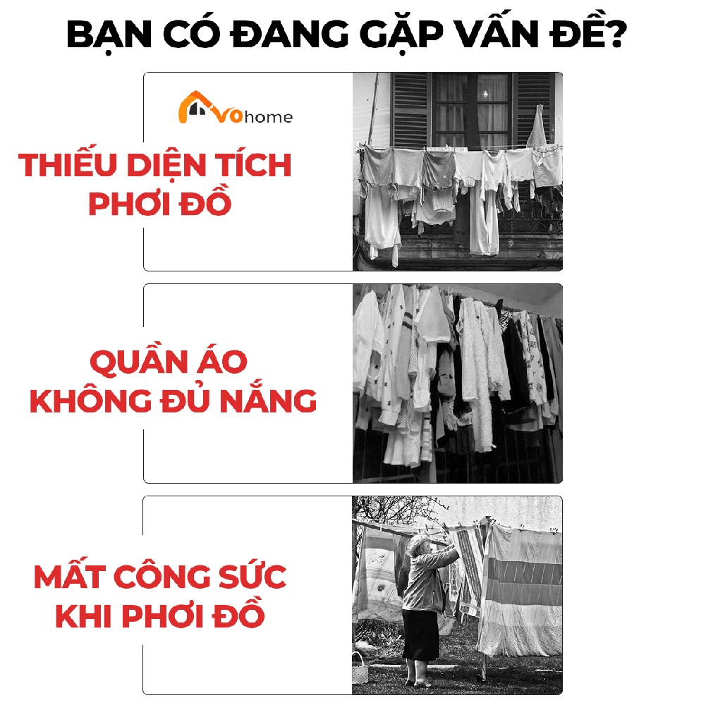 Các bộ phận Sào phơi AVOHOME