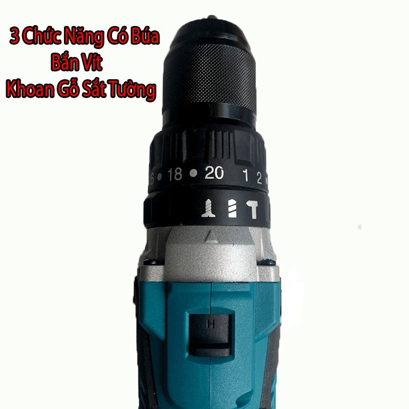 [HOT] Thân máy khoan pin ma.ki.ta đầu 13 động cơ dây đồng 100%