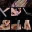 Set 10 móng tay giả trong suốt siêu dài trang trí thủ công tiện dụng