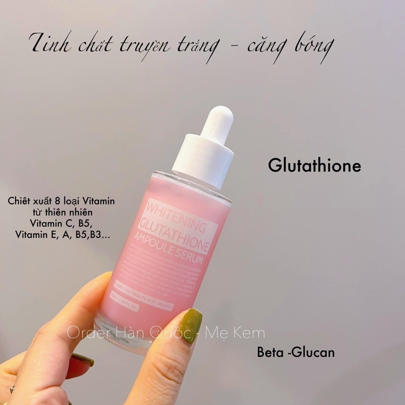 Tinh chất truyền trắng Glutathione Vitamedi