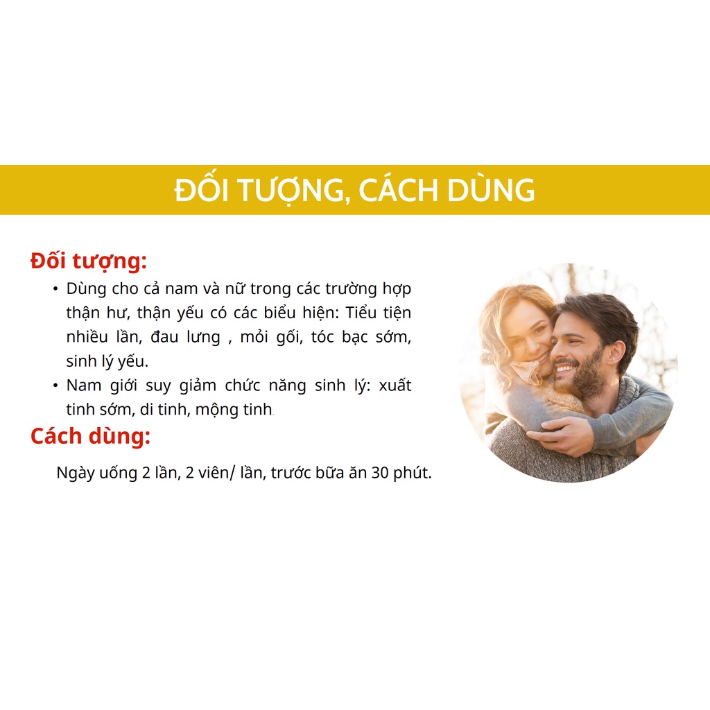 Ảnh Sâm nhung đại bổ thận AN CHÂU dùng cho người thân yếu hộp 4 vỉ 40 viên - Global Pharma 2