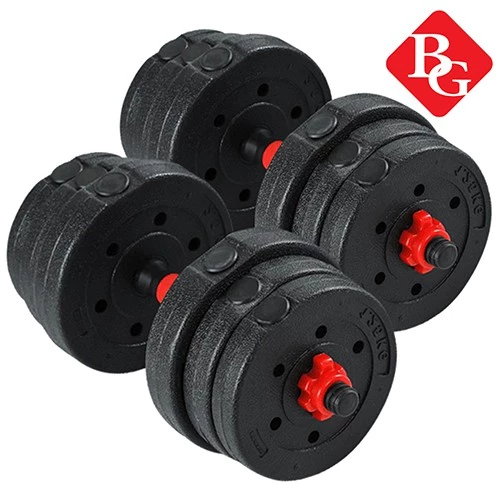 BG Bộ tạ tay 2in1 kết hợp tạ đẩy( tạ đòn) tạ tập gym tập thon tay, dụng cụ gym đa năng PVC 40kg