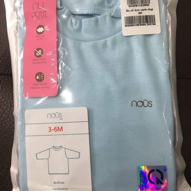 Combo 2 áo cổ 3p size 3-6
