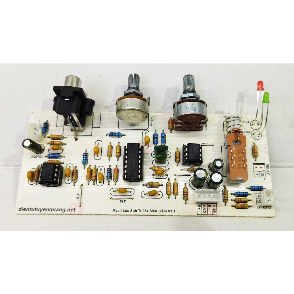 Mạch Lọc Sub TL084 3 Ic Cho Âm Siêu Trầm Cực Sạch Dùng Linh Kiện Xịn ...