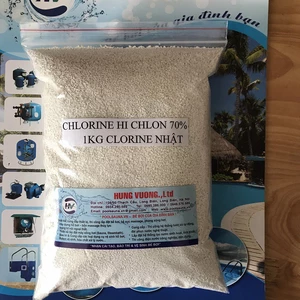 1kg - Chlorine 70% Nhật Bản khử trùng sát khuẩn nguồn nước, xử lý hồ bơi , tẩy rong rêu ao hồ