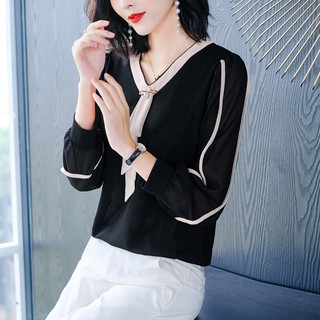 Áo Thun Kiểu Nữ Trung Niên Dài Tay SM62