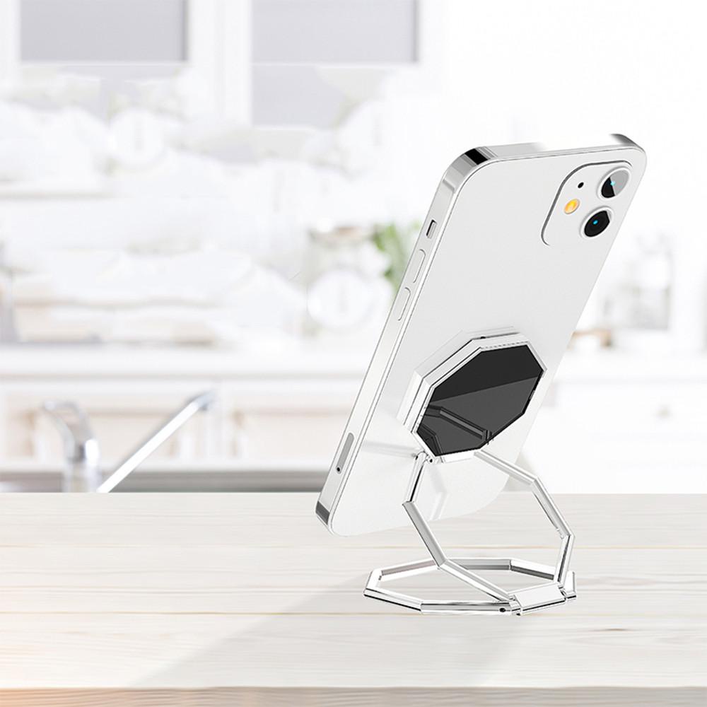 [Vận chuyển nhanh] Giá đỡ điện thoại NATURALHM Chân đế ngón tay xoay 360 để bàn có thể thu vào