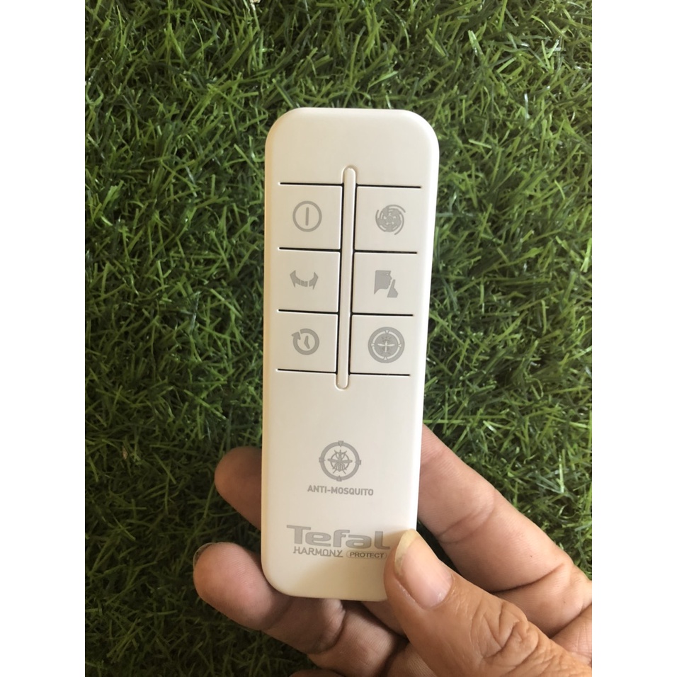 Điều khiển quạt Tefal màu trắng nhỏ chính hãng -tặng kèm pin - Remote quạt làm mát Tefal màu trắng