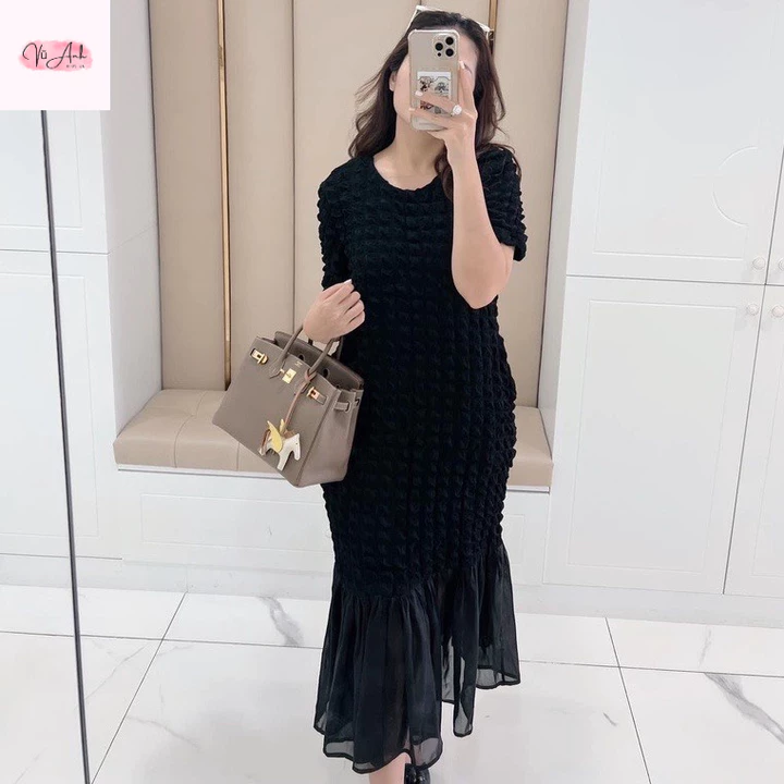 Váy babydoll , đầm bầu , váy maxi cao cấp chất liệu đũi xốp mềm mát thoải mái dáng váy xuông phù hợp mọi hoàn cảnh