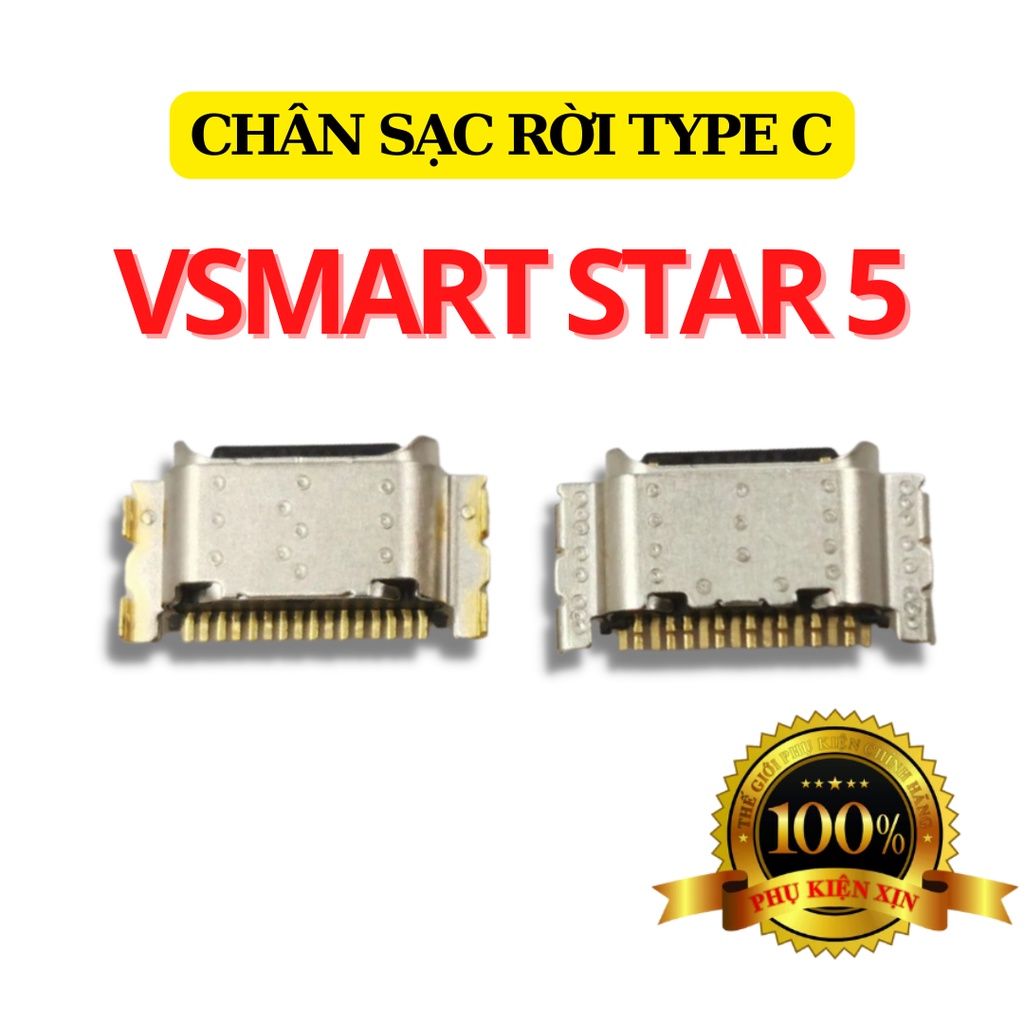Chân Sạc Rời Vsmart STAR 5 Type C Dùng Thay Thế Hàng Chính Hãng
