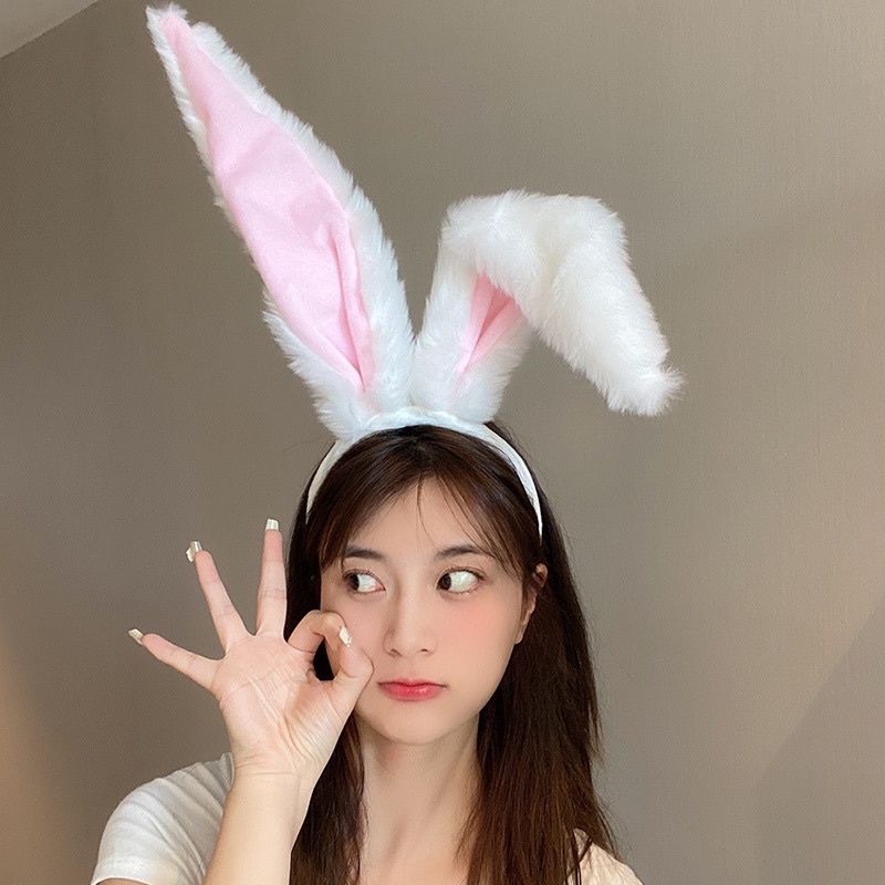 Cài tóc tai thỏ cosplay cỡ lớn | Shopee Việt Nam