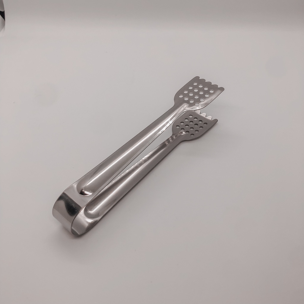 Kẹp inox gắp thức ăn thiết kế nhiều lỗ giúp lọc dầu chất liệu thép không gỉ đa năng tiện dụng
