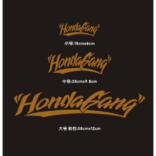 Honda Gang Honda Party Honda Powder Sáng Tạo Kính Chắn Gió Phía Sau Phù Hợp Với Civic Thế Hệ Thứ Mười Accord Sửa Đổi Nhãn Dán Xe Hơi