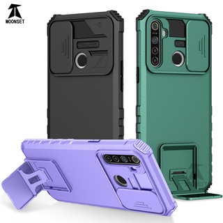 Ốp Điện Thoại Siêu Mỏng Chống Sốc Có Thanh Trượt Bảo Vệ Camera Cho Realme 5 5S 5i 6i 7i 9i C3 C17 C31 C12 C15 C25 C21Y