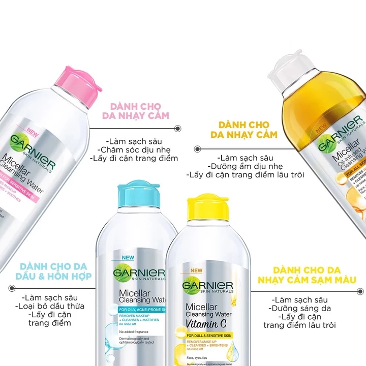 Nước Tẩy Trang Garnier Micellar Cleasing Water – 2